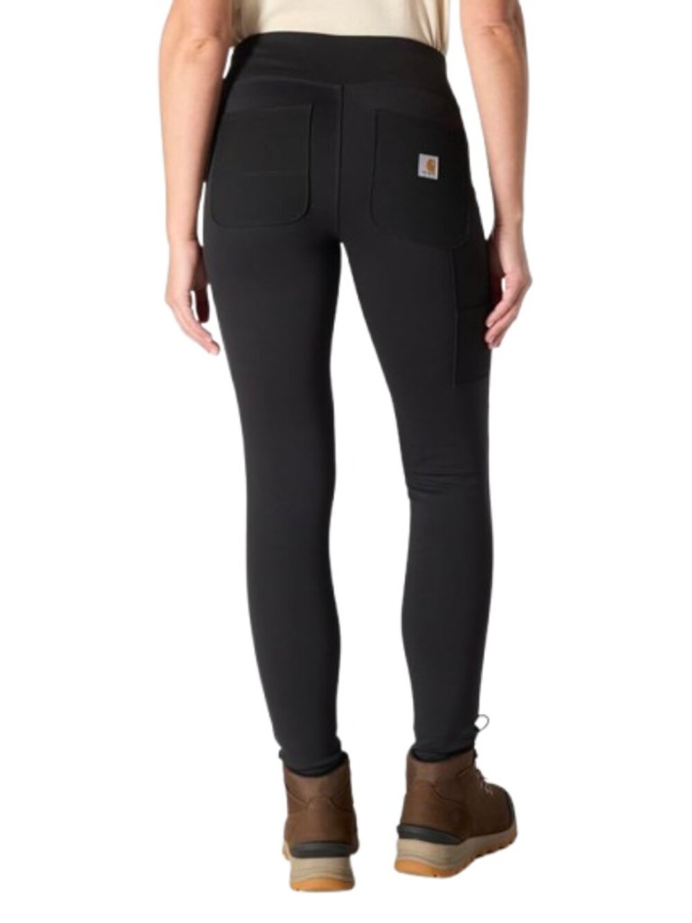 Women's XS Carhartt Force Fitted Utility Pocket Black Leggings